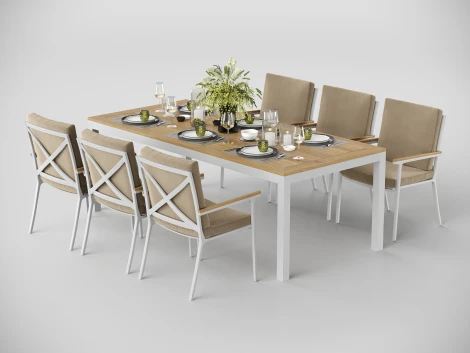 Обеденные группы Gardenini Premium Bella DPBLL.020222.C5