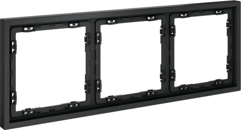 Рамка на 3 поста (графит) Voltum S70 VLS100307