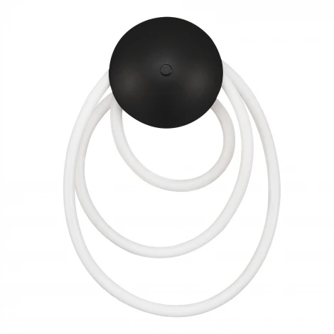 Настенный светильник с гибким неоном ST Luce Sagrato SL6102.411.30 Черный/Белый LED 1*30W 3000K (220V)