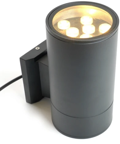 Архитектурная подсветка Feron Корфу 48352 DH0709, 9W, 850Lm, 2700K, черный Бостон (LED, 220V, круглые, IP54)