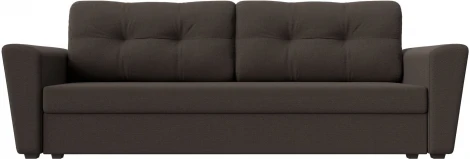 Диван прямой Амстердам Лайт (Коричневый/Рогожка) Лига Диванов арт.121133