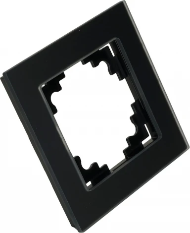 Рамка на 1 пост (черный) Stekker Катрин 49600