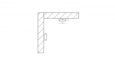 Алюминиевый профиль SF-1506 накладной П-образный 3м SWG SF-1506-3MT