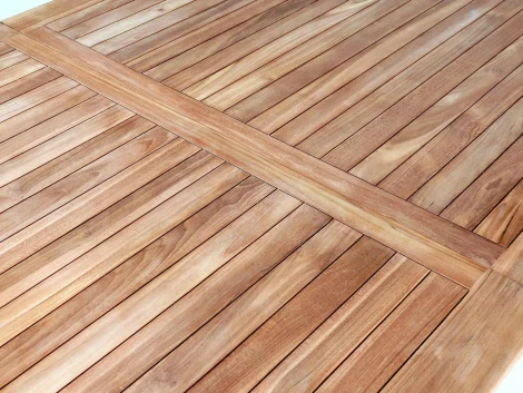 Стол овальный раздвижной Nairobi (Массив тика/Бежевый) ОГОГО Обстановочка! арт.889248