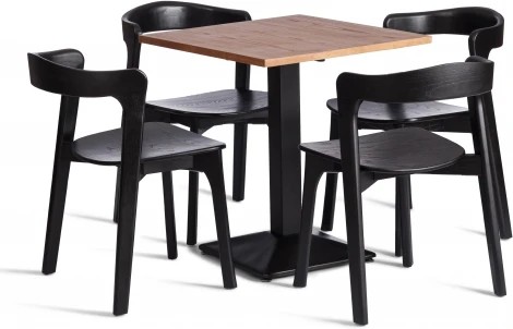Стул ASGARD Tetchair (Дерево вяз/Черный) арт.24408