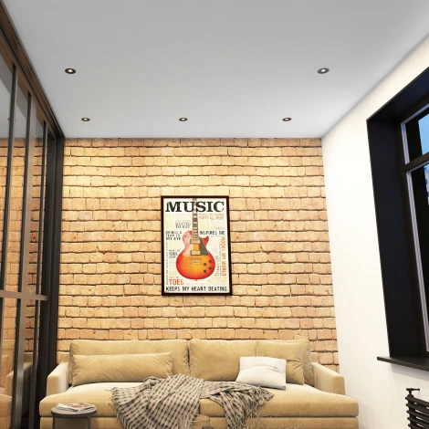 Встраиваемый светильник DK2037 DK2037-BK (220V, круглые)