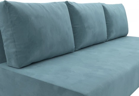 Диван прямой Лига-033 (Бирюзовый/Велюр) Лига Диванов арт.121089