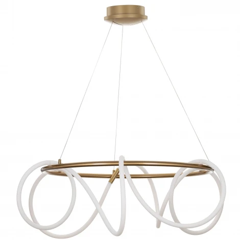 Подвесной светильник с гибким неоном и пультом Citilux Python CL220283 (регулировка яркости, LED, на тросе)