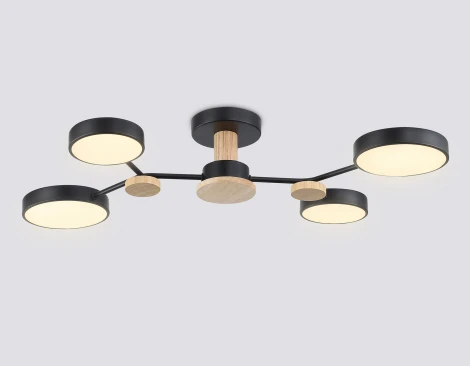 Потолочная люстра светодиодная на штанге с регулировкой цветовой температуры Ambrella COMFORT FL4860 (220V)