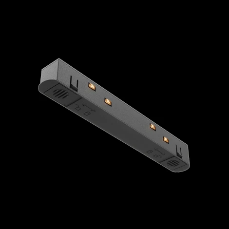 Коннектор питания прямой Exility черный TRA034PC-42B (магнитный) Maytoni Technical TRA034PC-42B (48V)