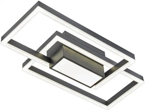 Потолочная люстра Escada Twins 10242/3LED 90W Black (регулировка яркости, 220V, пульт управления)