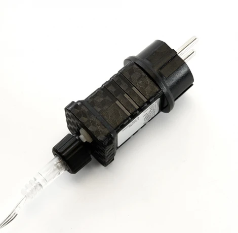 Светодиодная гирлянда Feron CL28 48606 занавес Водопад 3*3м + 3м 220V синий, статичная, c питанием от сети, прозрачный шнур