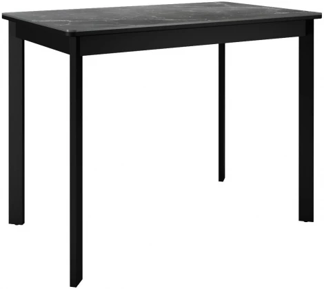 Стол DikLine LK90 Керамика Черный мрамор/подстолье черное/опоры черные арт.00-00074436