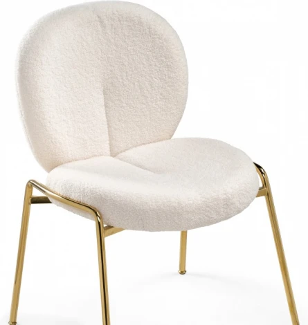 Стул на металлокаркасе Kalipso 1 (Kalipso 1 white / gold) Woodville арт.15782