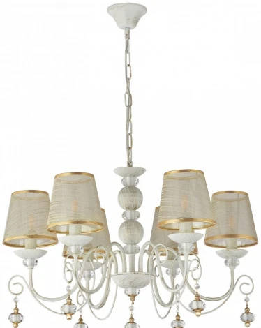 Подвесная люстра Arte Milano AM347620 347620/6 WT+G (220V, подвески, на цепи)