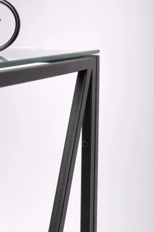 Консольный стол AllConsoles 1031-CB clear черный муар