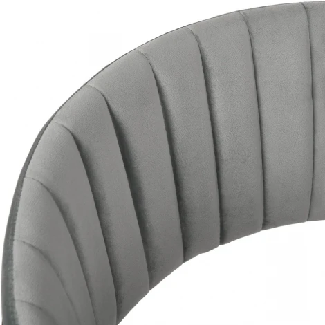 Комплект из 4-х стульев Turin серый с золотыми ножками Bradexhome арт.FR 0910K