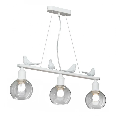 Подвесной светильник Vitaluce V1797-0/3S (220V, на тросе, кольцо, птички)