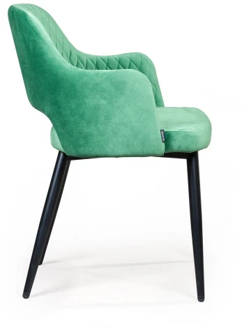Стул с подлокотниками William,бархат нефритовый Top Concept WILLIAM 2000000000619