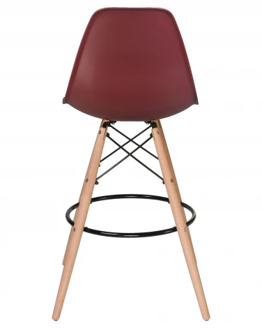 Стул барный DSW BAR (ножки светлый бук, цвет сливовый (R-13))