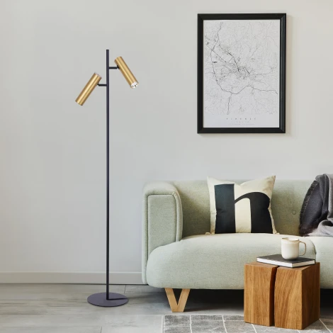 Торшер Eurosvet Barre 01087/2 латунь (220V)