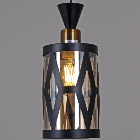 Подвесной светильник Reluce 11181-0.9-01 BK (220V, на проводе)