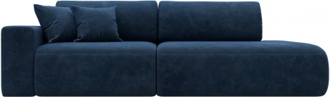 Диван прямой Лига-036 НПБ Модерн подлокотник слева Лига Диванов (Велюр) арт.127707L