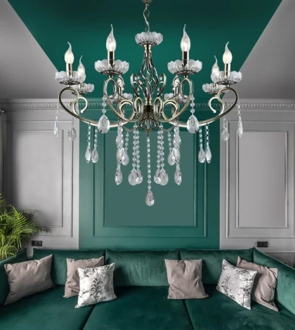 Подвесная люстра Wedo Light Luiksa WD3595/8H-AB-CL