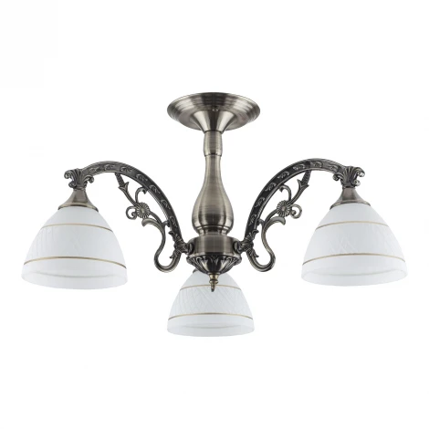 Потолочная люстра IDLamp Drina 290/3PF-Oldbronze