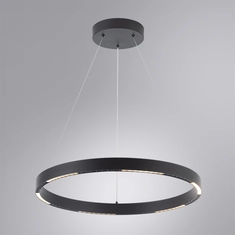 Подвесной светильник Arte Lamp Lao A2189LM-1BK (LED, 220V, на тросе, кольцо)