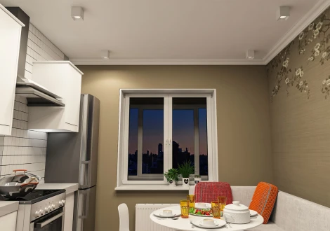 Накладной точечный светильник Denkirs DK3030 DK3080-WH (220V, куб)