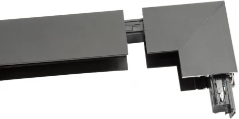 Коннектор для магнитных шинопроводов, угловой. внутренний. UBX-MM21/35 BLACK