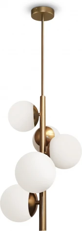 Потолочная люстра на штанге Zing FR5199PL-05BS1 Freya