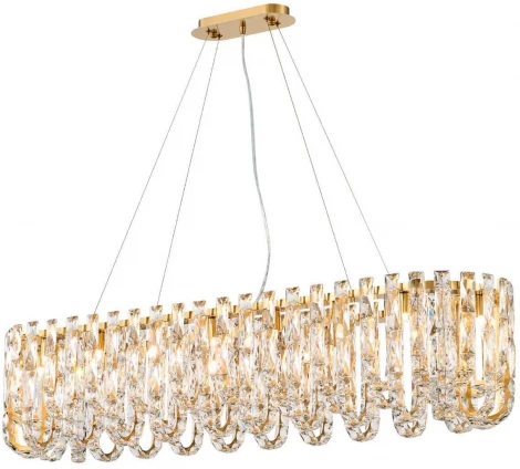 Подвесная люстра хрустальная Favourite Infinity 4721-18P (220V, на тросе)