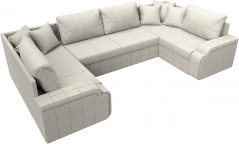 Диван П-образный Николь Лига Диванов (Рогожка) арт.125910