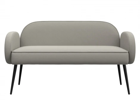 Диван прямой Лига-086 (Фанера/Металл/Рогожка/Бежевый) Лига Диванов 131080