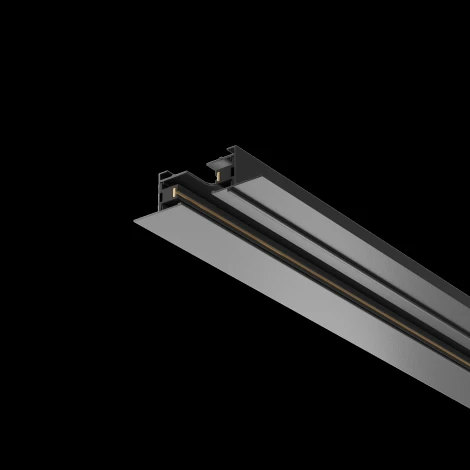 Шинопровод 1м Unity встраиваемый 220V черный (однофазный) Maytoni Technical TRX004-111B