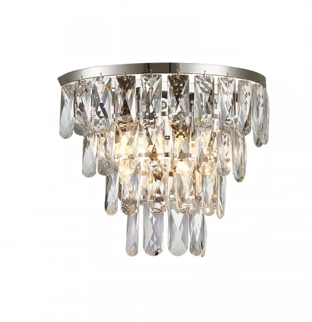 Настенный светильник каскадный Simple Story 1061 1061-2WL (220V, хрусталь)