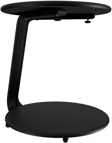 Стол ТДК Оптима 1 приставной, черный