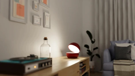 Интерьерная настольная лампа светодиодная с аккумулятором Ubiqua Good Night 323206 (сенсорный выключатель)