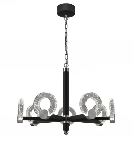 Потолочная люстра на штанге Simple Story 1087 1087-LED28PL (220V, хрусталь, кольцо)