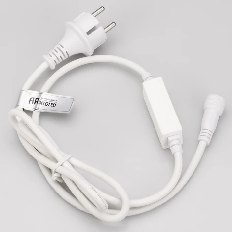 Шнур питания ARD-CLASSIC-FLASH-1.5M White (230V, 1.6A) (Ardecoled, Закрытый) 025886