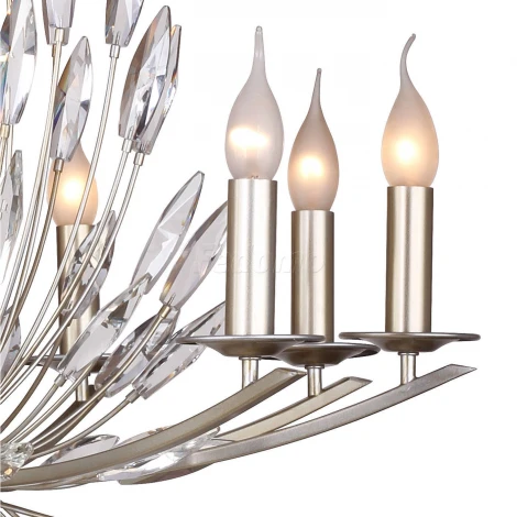 Подвесная люстра Favourite Feerie 1932-9P (220V, хрусталь, на цепи, подсвечник, свеча)