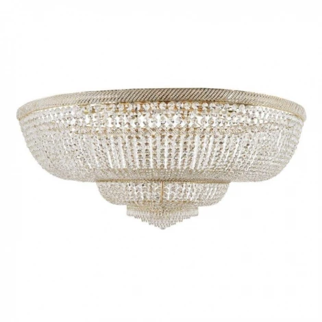 Потолочная большая люстра буше Dio D'Arte Bari E 1.2.150.100 G (220V, хрусталь)