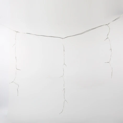 Бахрома светодиодная с эффектом мерцания, 12м. соединяемая, 195 светодиодов, янтарный свет Uniel ULD-B12006-195/TTK AMBER IP44