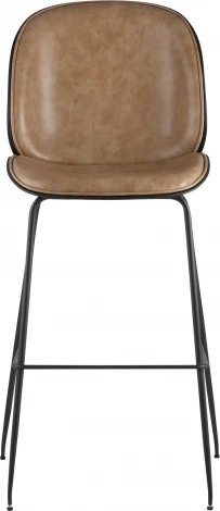 Стул барный Beetle PU со спинкой бежевый 2 шт Stool Group (арт.УТ000038315)
