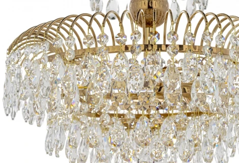 Подвесная люстра Arti Lampadari Mineo E 1.5.40.101 G (220V, хрусталь, на цепи)