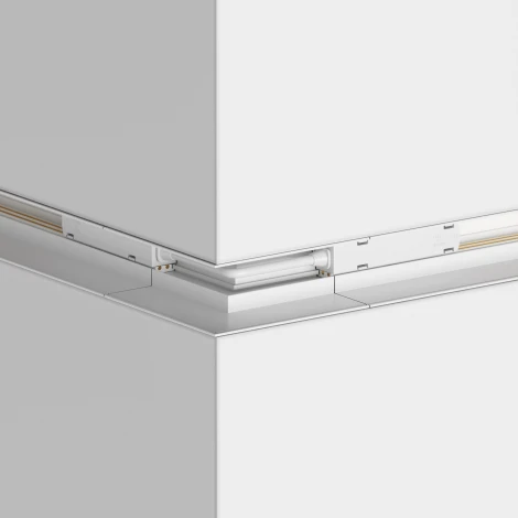 Угловой коннектор внешний S35 встраиваемый белый (магнитный) Maytoni Technical TRA004OCL-22W