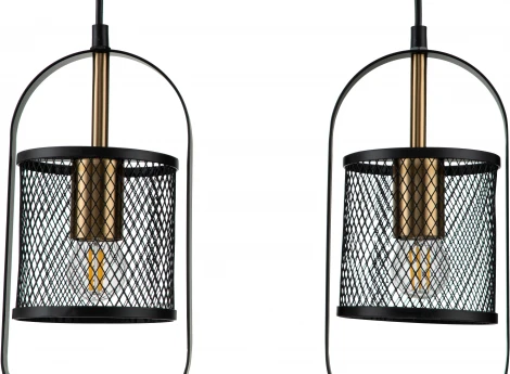 Подвесной светильник Via V000183 (10009/3P Black) (220V, на проводе, круглые)