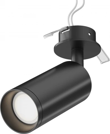 Потолочный светильник Focus GU10 1x50Вт Maytoni Technical C018CL-01B (220V, круглые)